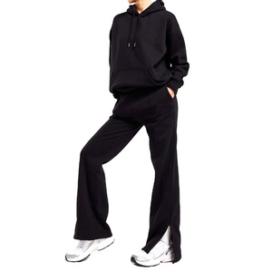 ชุดวอร์มขาบานผ้าระบายอากาศสำหรับผู้หญิงชุดสูท2026ดีไซน์ทันสมัยโลโก้ของคุณเอง - Product Image 1