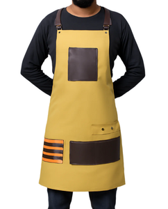 ผ้าคลุมตัดผมและผ้ากันเปื้อนสำหรับช่างทำผม พิมพ์ลายแบบใหม่ด้วยความร้อนบน PVC สวมใส่สบาย พร้อมโลโก้สั่งทำได้ - Product Image 6