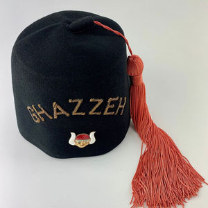 Chapeau Fez Blanc OES avec Étoile Personnalisée 100% Laine Brodé Win Master Shriners Fez Adultes Qualité Supérieure Meilleure Vente Fez Très Demandé - Product Image 6
