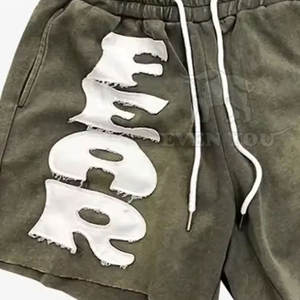 Shorts pour hommes de haute qualité avec impression en relief, tendance, décontractés, streetwear, coupe confortable, tenue d'été - Product Image 2