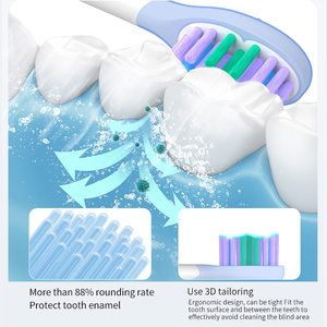 Brosse à dents électrique sonique au design moderne et élégant, finition métallique, étanche IPX7, emballage écologique, élimination efficace de la <span class=keywords><strong>plaque</strong></span> dentaire - Product Image 6
