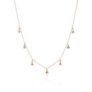 Anillo moderno de diamante natural de 012 quilates, corte brillante redondo, color HI, claridad VS SI, oro rosa, joyería fina para compromiso y boda. - Product Image 3