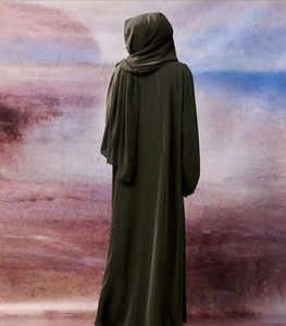 2026 Hot sale Kaftan Abaya Handmade Turkish Floor Length Long Sleeve Soft Breathable Fabric Loose Fit Casual Party Wear - Product Image 3