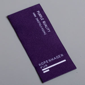 Étiquette de vêtement personnalisable lavable à <span class=keywords><strong>prix</strong></span> d'usine, logo tissé de haute qualité, vente chaude - Product Image 2