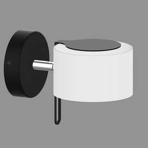 Modern Metal LED Wall lamp with LED 5W CRI≥80 CT 3000K Push <b>dimmer</b> - Product Image 1