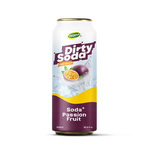 Top Selling Dirty Soda Passion Fruit Flavored 490ml <b>Canned</b> Sparkling <b>Coffee</b> Beverage Sacs OEM Private Label Ready 24 Pack Ready - Product Image 1