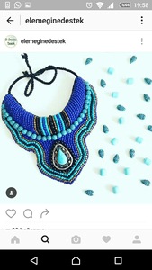 CRYSTAL CRAFT Red Wooden Beaded African Fashion Women's Party Vintage Handmade Charm Trending Design - Product Image 4