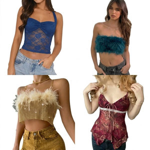 Hot Sale Fashionable Woman <b>Tops</b> Sexy Party Club Wear Cute Crop <b>Top</b> Lady Diamante <b>Tops</b> - Product Image 3