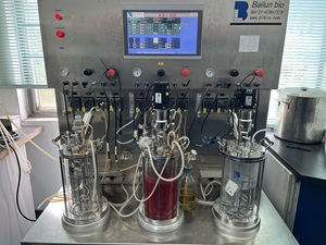 5l אוטוקלבה מאדיקל מיטה נוזל פרמנטר bioreactor הגדרה מיקרוביאלית זכוכית מיקרוביאלית - Product Image 2