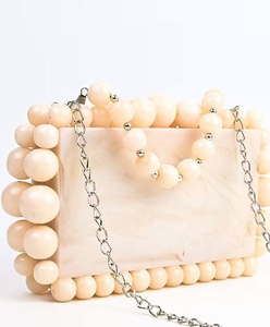 Elegant Handmade Resin Clutch Bag for Women Premium Luxury Look Eco-Friendly MODEL Perfect for Festive Fashion Handmade MULTI - Product Image 3