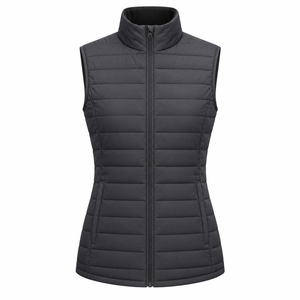 Chaleco de equitación para mujer, cómodo para usar en capas al aire libre, poliéster, spandex, nailon, sin mangas, OEM - Product Image 1