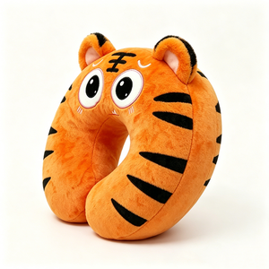 หมอนรองคอรูปตัวยูลายเสือน่ารัก หมอนรองคอตุ๊กตาเสือน่ารัก - Product Image 1