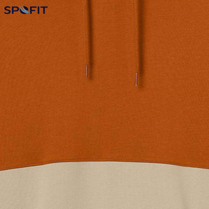 Made By SPOFIT Unisex Vintage Solid Pattern Oversized Winter <b>Long</b> <b>Hoodie</b> Polyester/Cotton Breathable - Product Image 4