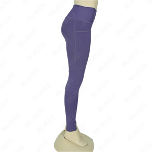 Mallas de yoga sin costuras personalizadas Pantalones Transpirables Spandex/Poliéster Leggings de secado rápido Más Cintura elástica Leggings de yoga - Product Image 5