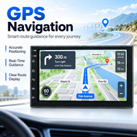Autoradio universel Android 7 pouces IPS 8 cœurs 4G BT5.4 DSP Lecteur multimédia embarqué 720P 360 DVR Noir 7 pouces - TS18