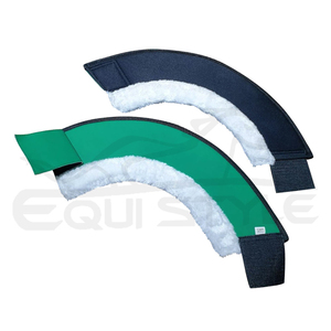 Anillo de sujeción para caballo personalizable, verde, de neopreno transpirable, para exteriores, con forro de piel blanca, logotipo personalizado, tamaño completo, al por mayor, set de cuidado para pezuñas de caballo - Product Image 2