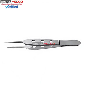 Pinzas Quirúrgicas Dentadas con Puntas de 0.5 mm de Ancho, 3.5 Pulgadas, Instrumento Quirúrgico Oftálmico para Cirugía Ocular, Microquirúrgicas de Precisión - Product Image 6