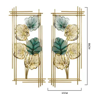 Décoration murale créative en métal, motif floral, pour la maison, design artistique, pour les fournisseurs en gros - Product Image 5