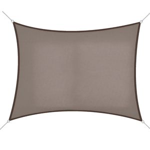 Tenda Parasole Marrone 13 x 20 per Esterni, Patio, Terrazzo, Giardino con Anelli a D e Corda - Categoria Prodotto: Tende e Reti Ombreggianti - Product Image 1