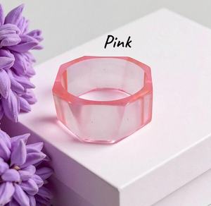 Brazalete de Resina Multicolor Premium, Ligero y Cómodo de Usar, Artístico y Elegante, Color Personalizado, HECHO A MANO - Product Image 5