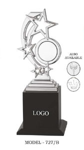 High-quality Die Casting Metal Star Trophy Refined Appearance Portable Design Engraving Option Competitive Theme for Promotional - Product Image 5
