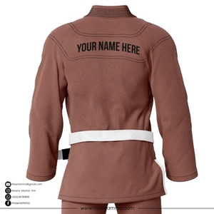 Kimono de Jiu-Jitsu Brésilien Personnalisé avec Logo, 100% Coton Tissage Perlé, Uniforme Professionnel de Grappling pour Hommes et Femmes, Équipement d'Entraînement - Product Image 5