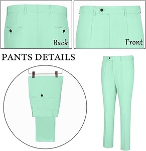 Men athletic fit <b>pant</b> coat suit stretch fabric modern business wear trending slim fit business suit for men - Product Image 2