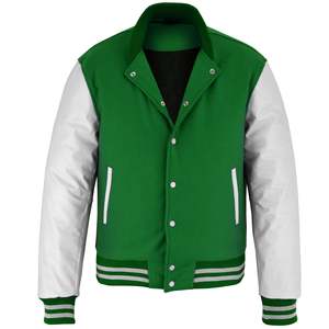 Vêtements d'hiver, veste d'hiver en cuir/laine, vestes varsity en vente en ligne à prix avantageux - Product Image 6