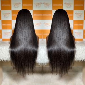 Pelucas de Cabello Humano Liso Natural al por Mayor, con Frente de Encaje HD 5x5 6x6, Peluca Vietnamita Remy sin Pegamento, Color Personalizado, Grado 12A, 100g - Product Image 3