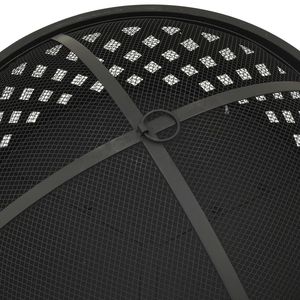 Braciere XXL in Acciaio da 68 cm con Paletta, Accessorio Premium per Ritrovi all'Aperto - Product Image 6