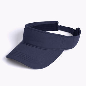 Wholesale Embroidery Printing Customized Logo <b>Red</b> Cotton Sun Visor Adjustable Outdoor Hat Women Men Sports Caps - Product Image 2