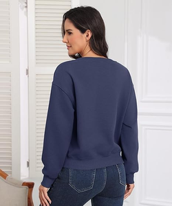 Sweat-shirts à capuche oversize en polaire à manches longues pour femmes, décontractés et basiques - Product Image 3