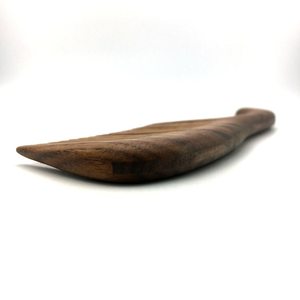 Peigne à barbe en bois de Neem naturel, fait main, étanche et écologique, à dents larges, pour massage du cuir chevelu et coiffage, marque privée, vente en gros - Product Image 2
