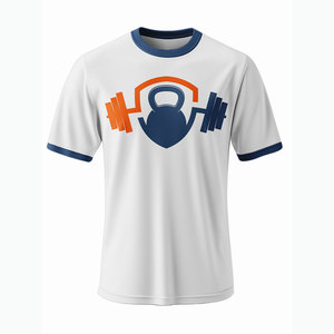 Camiseta Deportiva de Manga Corta para Hombre, Ropa Deportiva Sublimada para Gimnasio, Camiseta de Entrenamiento para Hombre - Product Image 1
