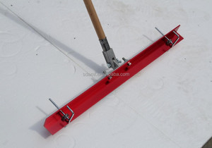 Outil de béton mortier Polyester époxy sol dédié râteau de poussée de traîneau - Product Image 3