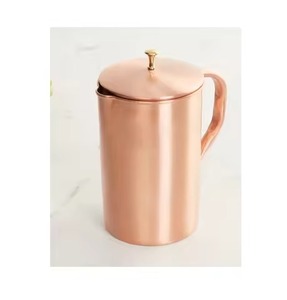 Handcrafted <b>Copper</b> Jug Water Pitcher Elegant Drinkware for Home Kitchen Dining <b>Table</b> Gift Collection - Product Image 1