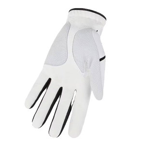Guante de Golf de Cuero Genuino, Transpirable, Antideslizante, con Cierre de Tirar, Grabado en Relieve, Unisex, Deportivo - Product Image 2
