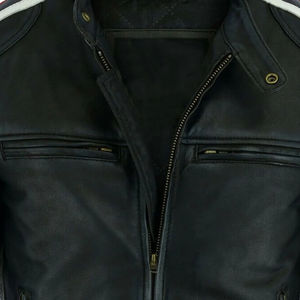 Chaqueta de Cuero de Primera Calidad en Oferta, Unisex, Talla Grande, Piel de Vaca Original, para Motociclismo, Deportes de Invierno, Transpirable - Product Image 5