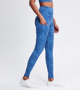 Naked <b>Pockets</b>, European and American Sports <b>Leggings</b>, High Waist, Hip Lifting, Running, Elastic Fitness, Quick Drying Yoga Pants - Product Image 2