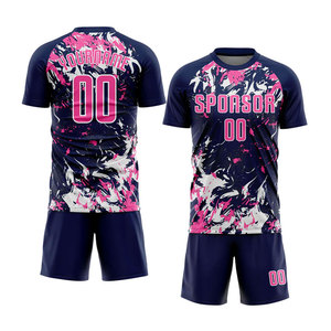 Football Soccer Uniform Short Set Youth Training Sports Wear Soccer Uniforms Five-b Sale Cheap Price Soccer Team Jersey Uniforms - Product Image 1