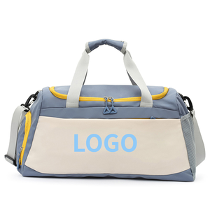 Sac de sport unisexe léger avec logo personnalisé, grande capacité, doublure en nylon imperméable, fermeture à glissière, pour les voyages en plein air - Product Image 2