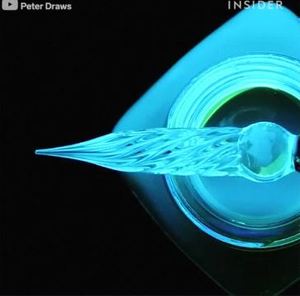 สีเรืองแสง IG-6 สำหรับรูปปั้น ปลอดสารกัมมันตรังสี สีเรืองแสงสำหรับประติมากรรม สีเรืองแสงสำหรับรูปปั้นในสวน สีเรืองแสงกลางคืน - Product Image 2