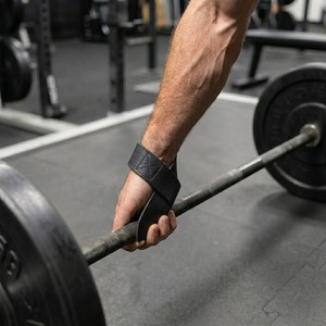 Sangles de musculation souples et pliables en cuir de vachette avec logo personnalisé, réglables et antidérapantes, pour la protection des paumes lors de la musculation. - Product Image 3