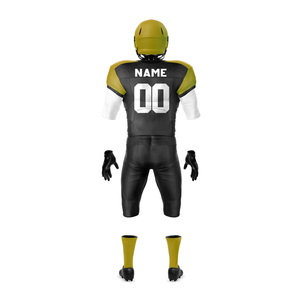 Custom Quality Men Women American Football Uniform Sublimated Breathable 100% <b>Polyester</b> Moisture-Wicking Chicago Football Jersey - Product Image 3