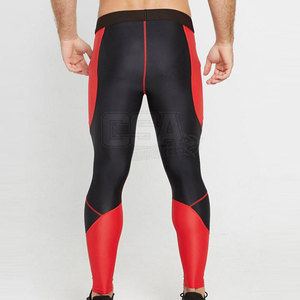 Leggings de compression flexibles pour hommes, tissu respirant à séchage rapide, parfaits pour l'entraînement, la course à pied et les activités sportives - Product Image 2