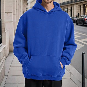 Sudadera con Capucha Extra Grande para Hombre, Sudadera para Parejas, Algodón Grueso con Lavado Ácido Vintage y Forro Polar Acogedor - Product Image 5