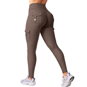 Sporty Look Legging For Women's High Waist Scrunch Butt Lift Workout <b>Tights</b> Seamless Anti Shrink Comfort <b>Tights</b> OEM Service - Product Image 5