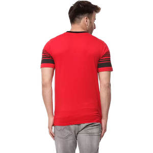 T-shirt homme personnalisé de haute qualité, poids lourd, 100% coton, col ajustable, nouvelle arrivée. - Product Image 4