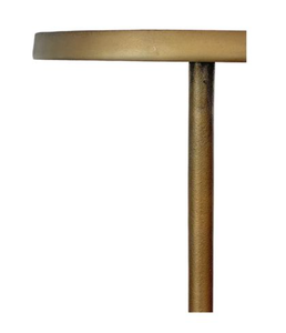 Modern Aluminum Coffee <b>Table</b> Pedestal Side <b>Table</b> <b>Copper</b> Finish Round Accent <b>Table</b> for Living Room Bedroom - Product Image 3