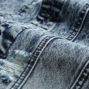 Veste en jean pour homme fabriquée par des professionnels, vente en gros, vêtements décontractés, usage extérieur, veste d'hiver pour homme avec logo personnalisé - Product Image 5